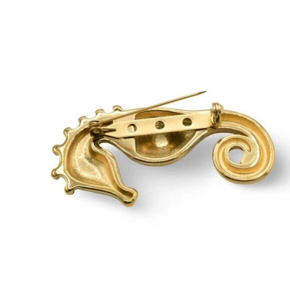 Lin Reve Stainless Steel Gold Plated 56x29mm New In Box - Picture 3 of 4